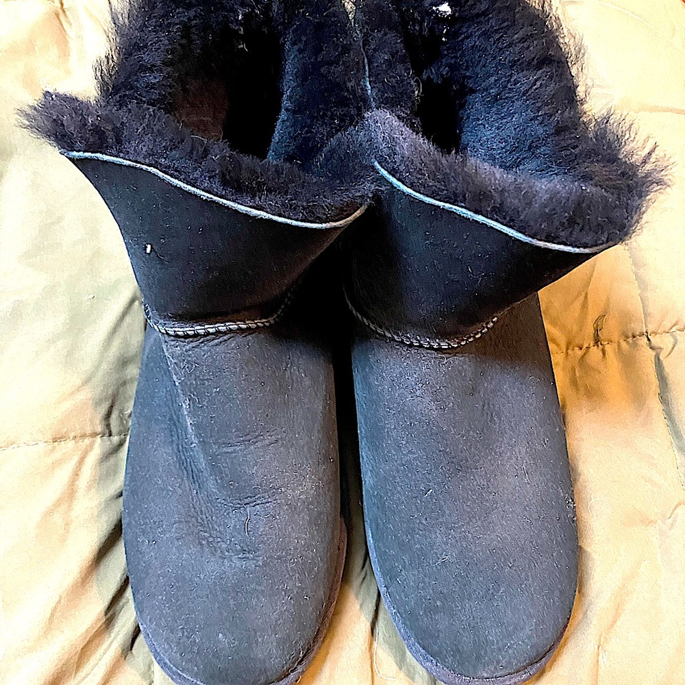 Reversible Black Booties
